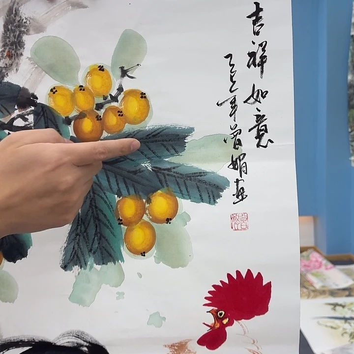 国画手绘国画作品