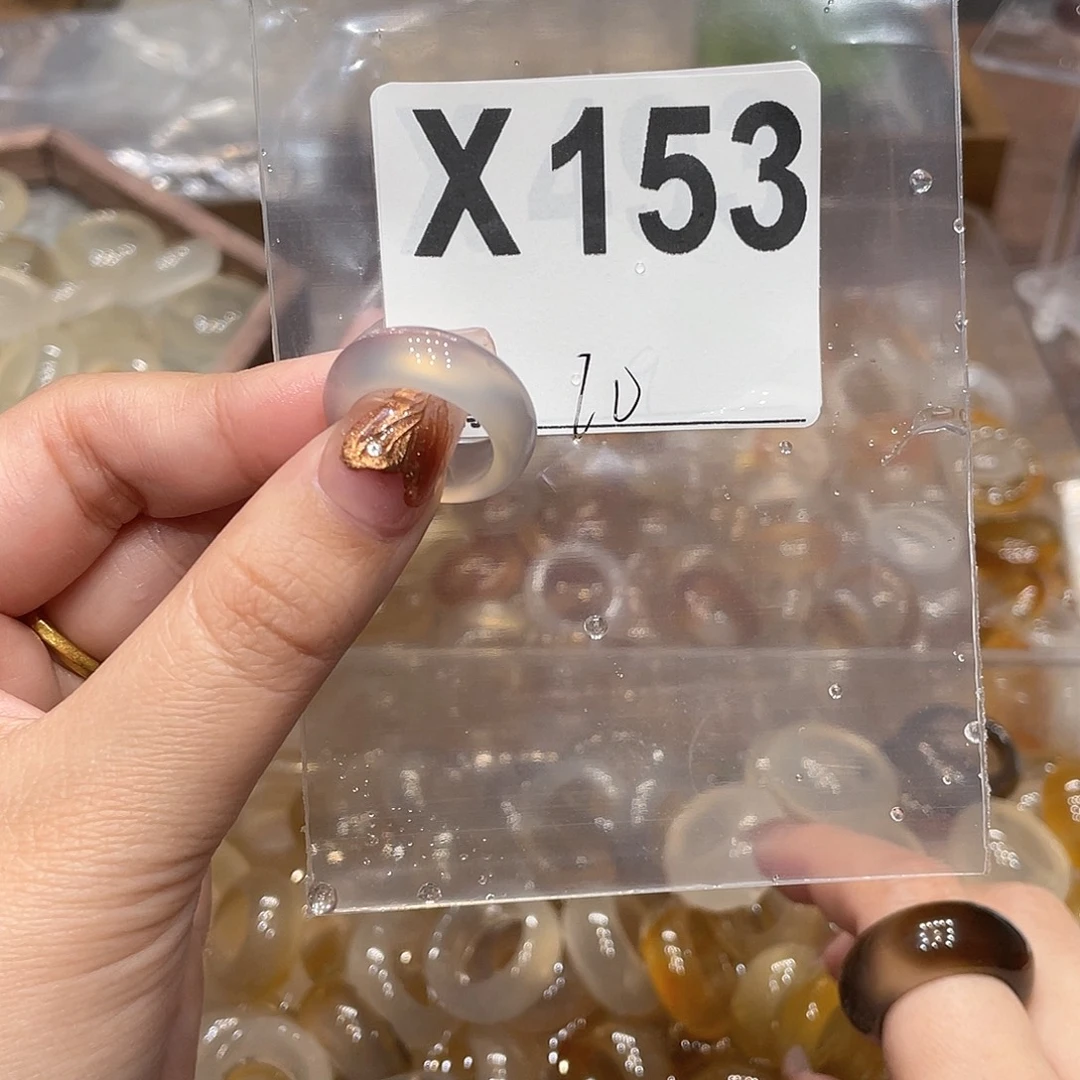 玛瑙/玉髓未镶嵌戒指153