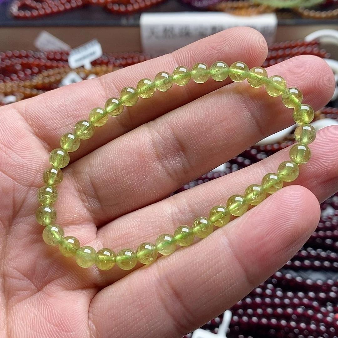 未镶嵌手链石榴石（沙弗莱）5.3mm