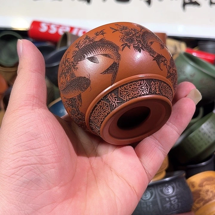 茶杯紫砂全手工紫砂主人杯