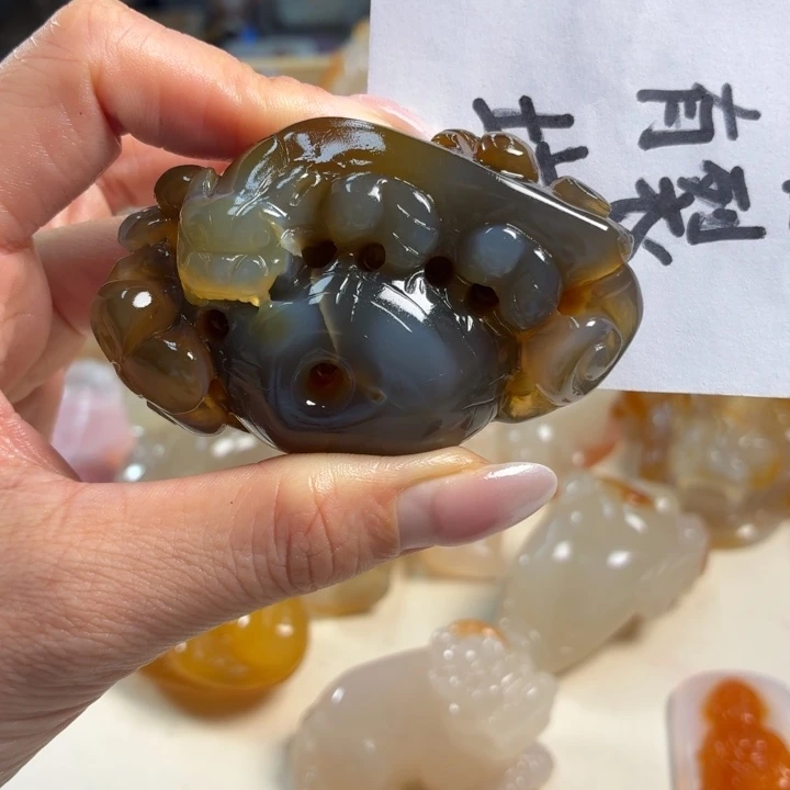 玛瑙/玉髓未镶嵌吊坠(不含链)