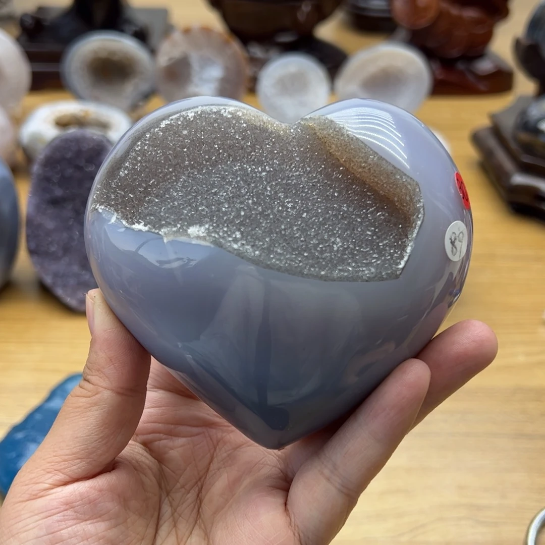 水晶水晶无镶嵌未镶嵌爱心80