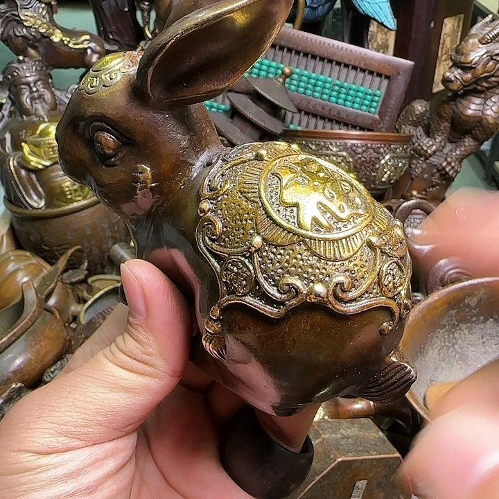 铜器办公室茶室摆件