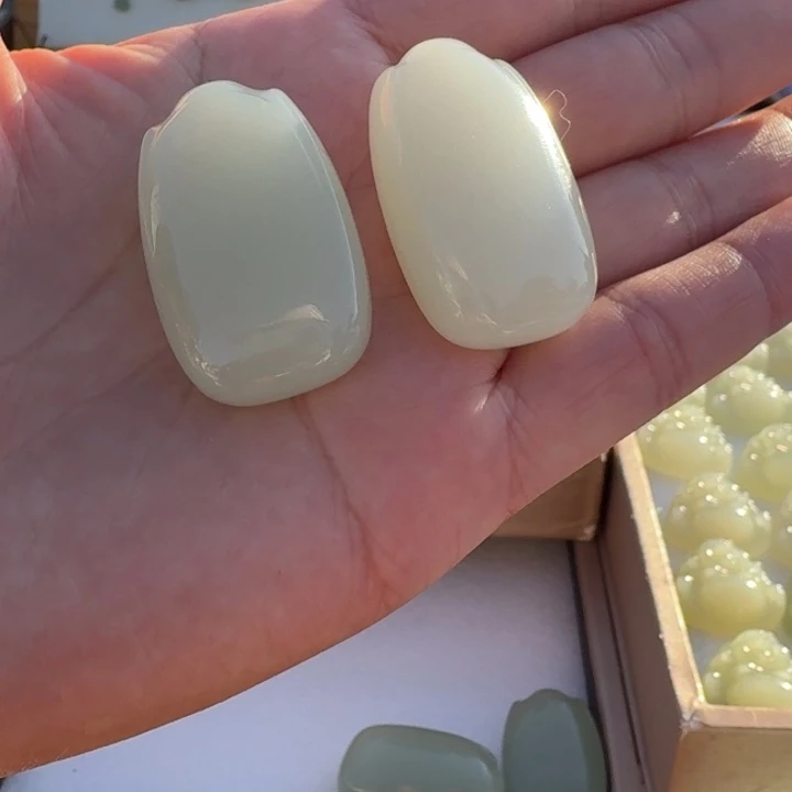 和田玉未镶嵌颈饰35菲多样性发货拍一发一