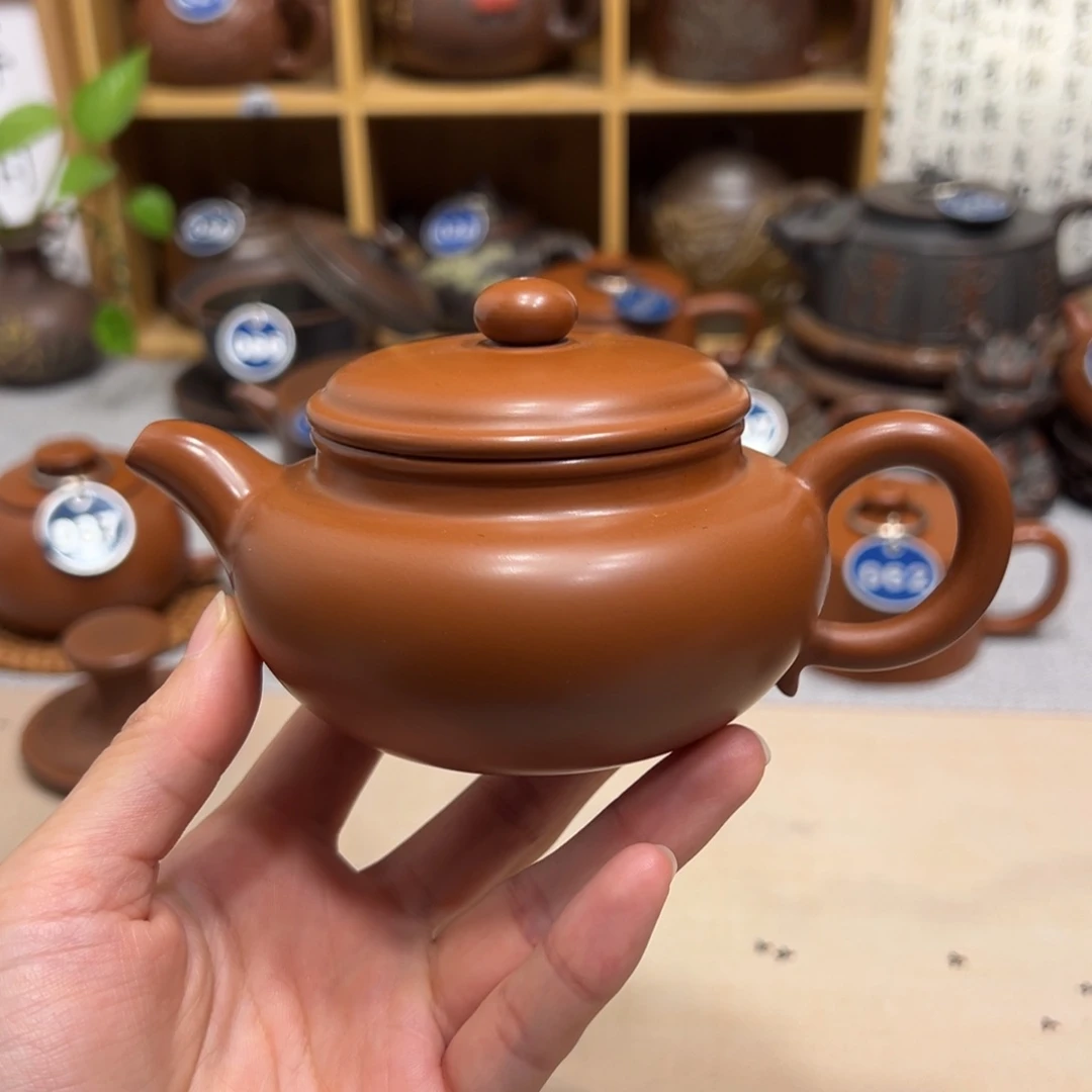 广西钦州坭兴陶仿古200cc球孔