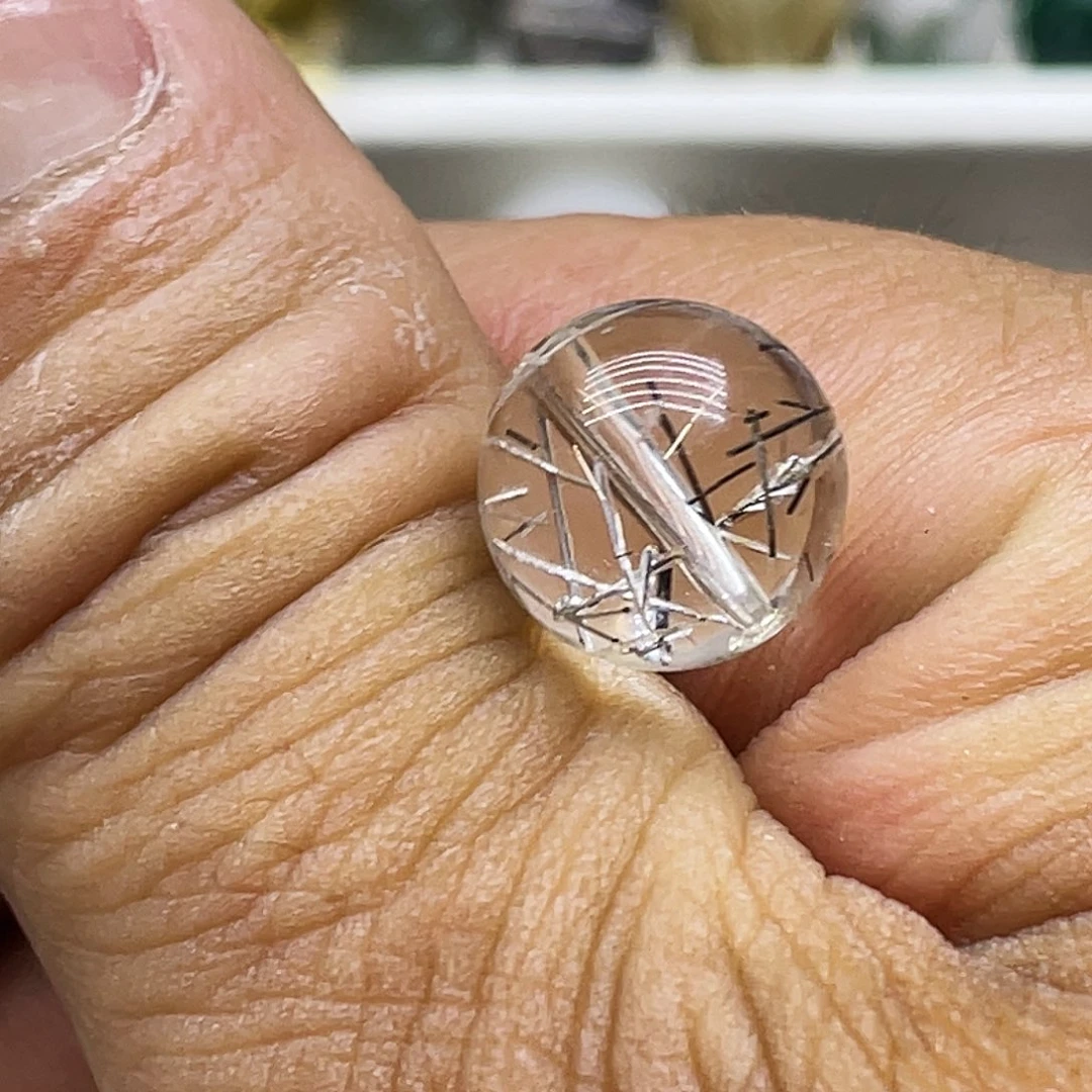 查罗石合金珠宝半成品尖***?