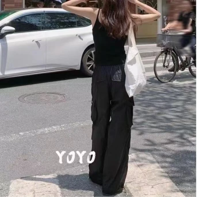 武汉琴姐【工装裤]春季新款时尚休闲工装裤 裤长102公分左右1152#