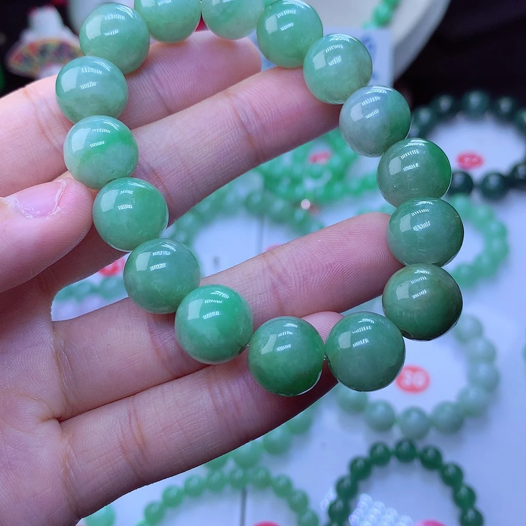 翡翠毛衣链未镶嵌