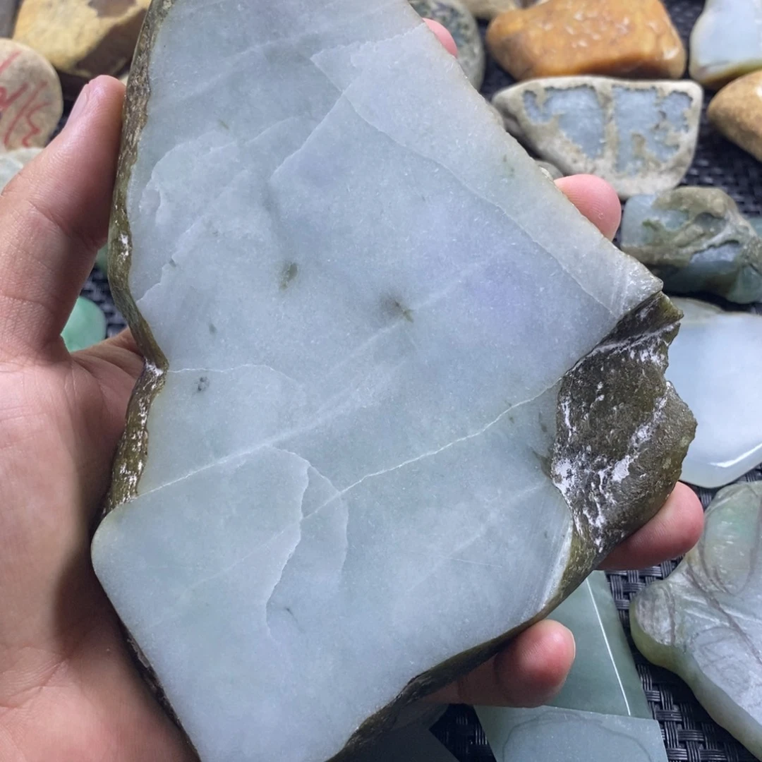 翡翠未镶嵌挂件珠子