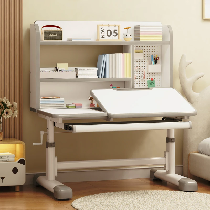 儿童学习桌小学生家用简约学生课桌椅写字作业书桌可升降桌子