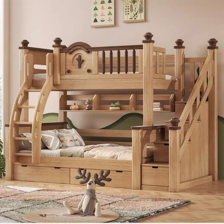 实木上下床双层床小户型架子上下铺双人子母床两层木床高低儿童床