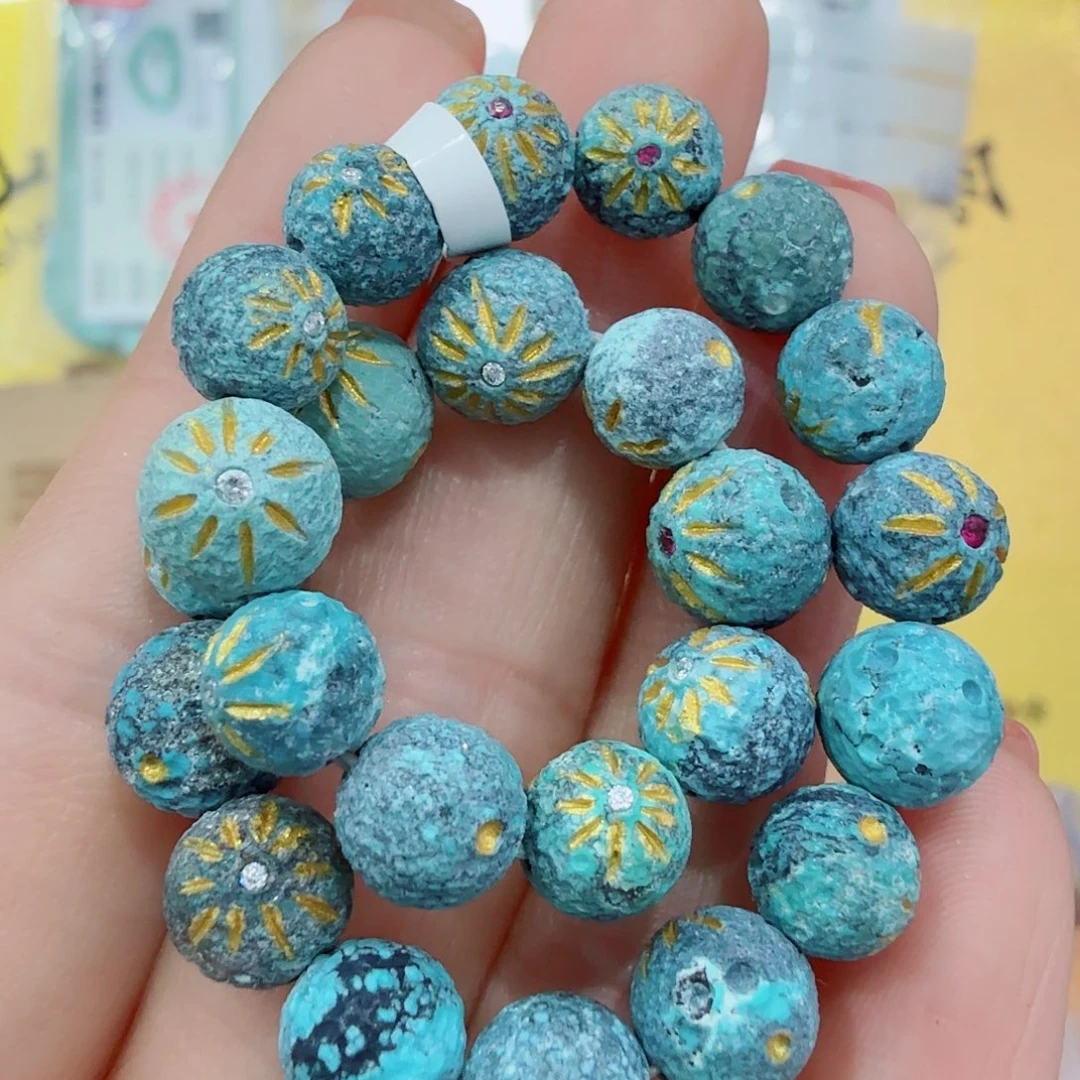 未镶嵌绿松石珠宝奇石z***总