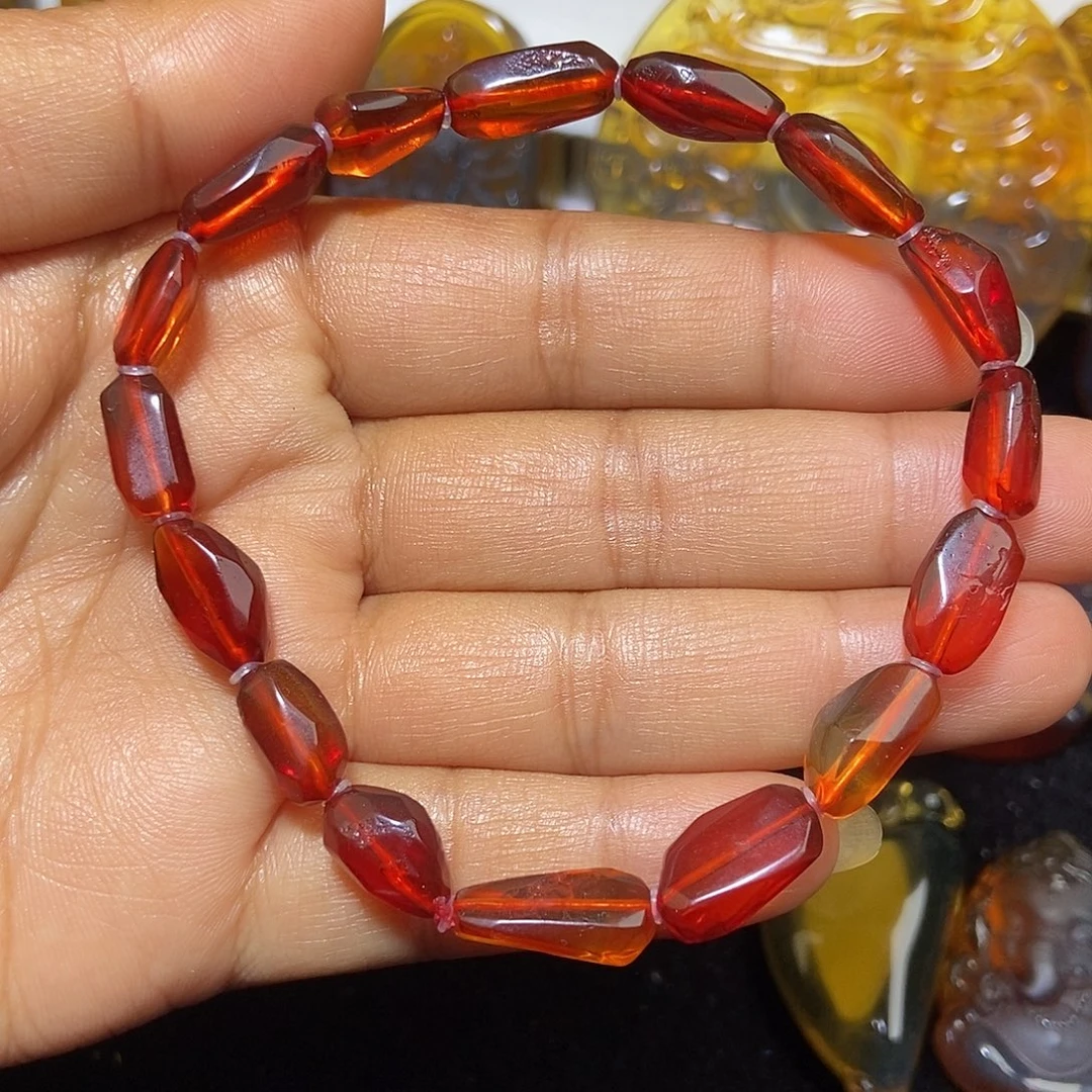 琥珀未镶嵌颈饰缅甸天然琥珀吊坠