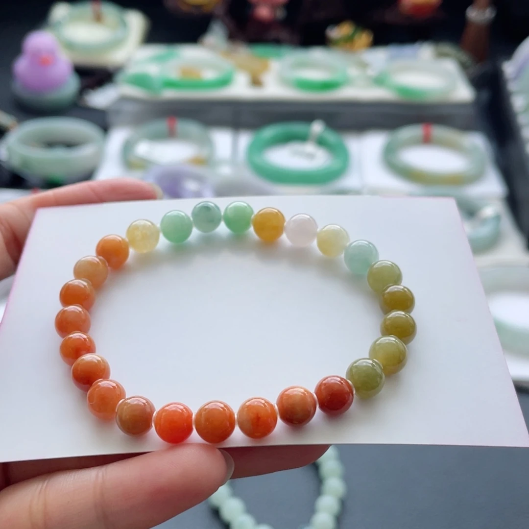 未镶嵌手链翡翠7.5