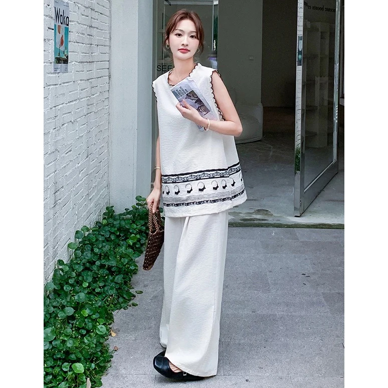 无印心匠D25507   民族风慵懒风时尚套装套装 K026