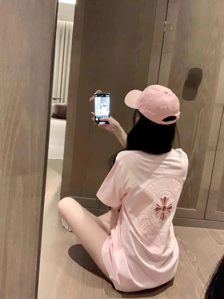 Y6珠片码T女款男女同款T恤衫宽松1885GG