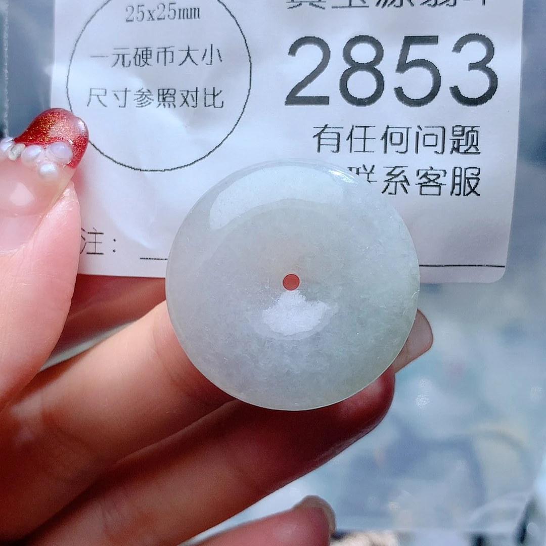 翡翠颈饰未镶嵌2853。