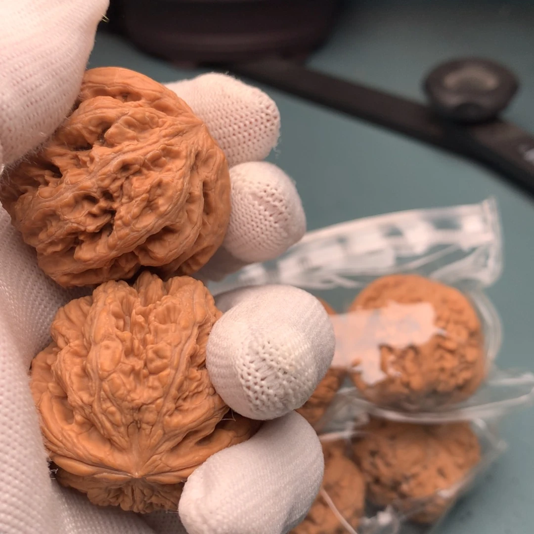 文玩核桃把件全品粗筋4243