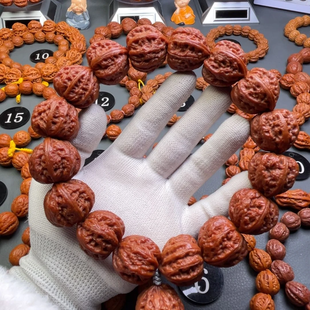 手串文玩核桃野生核桃霸王龙京八棱秋子手持