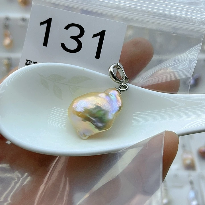 淡水珍珠颈饰银S925镶嵌