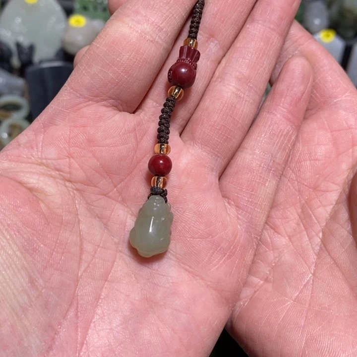 和田玉挂件未镶嵌身*好