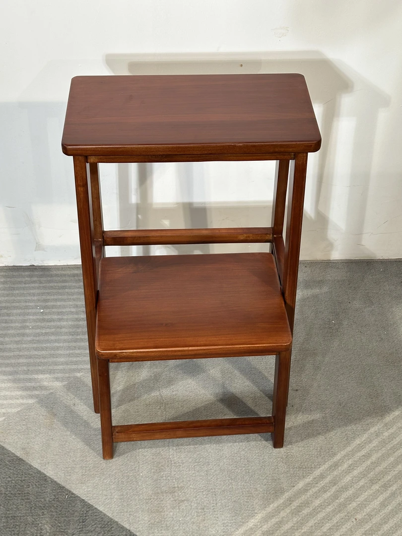 新中式乌金木家用小梯凳