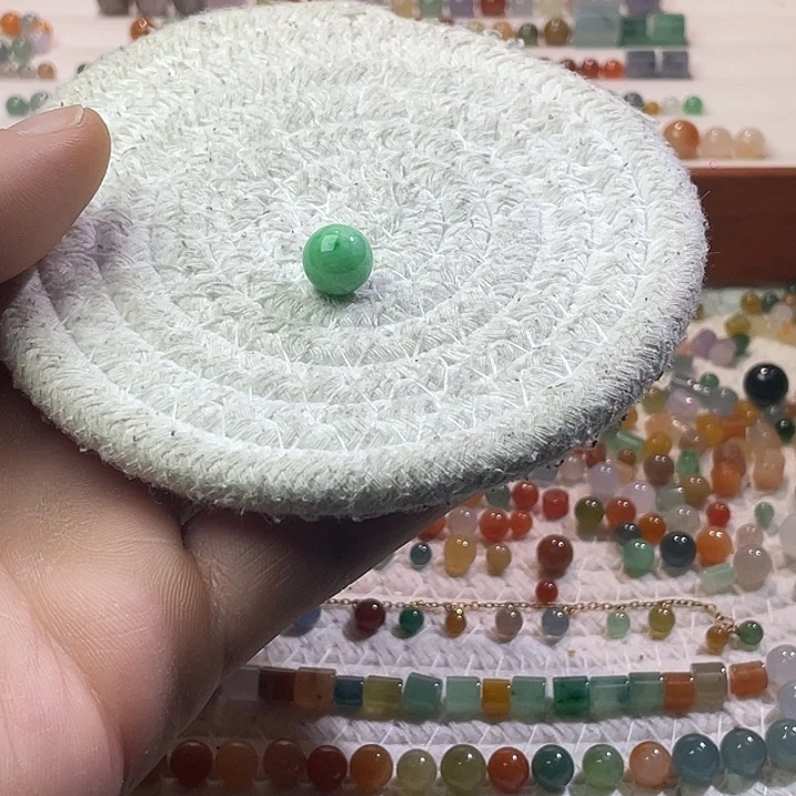 翡翠散珠未镶嵌定制翡翠卡10.3