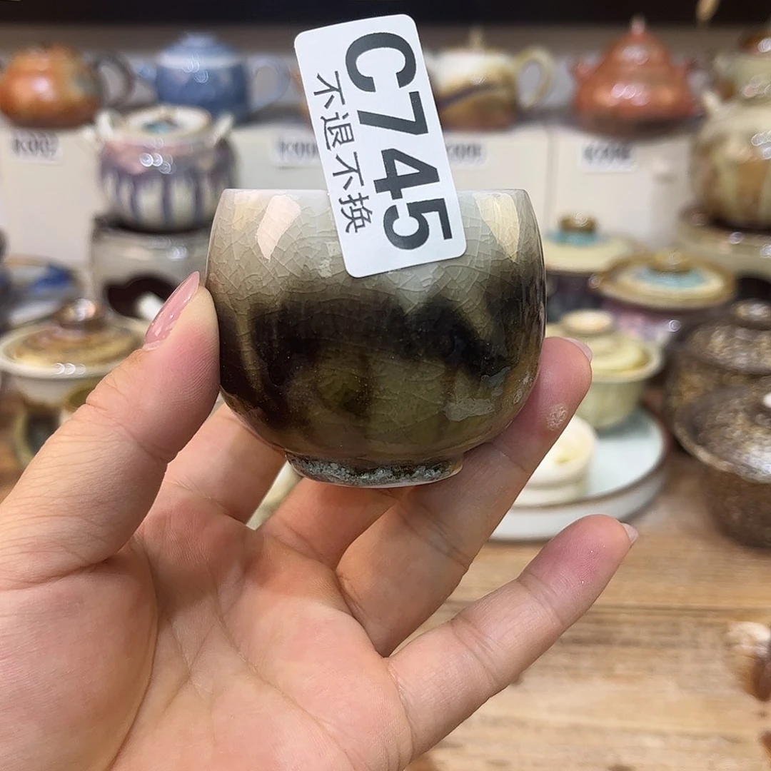 白泥茶杯陶瓷艺术
