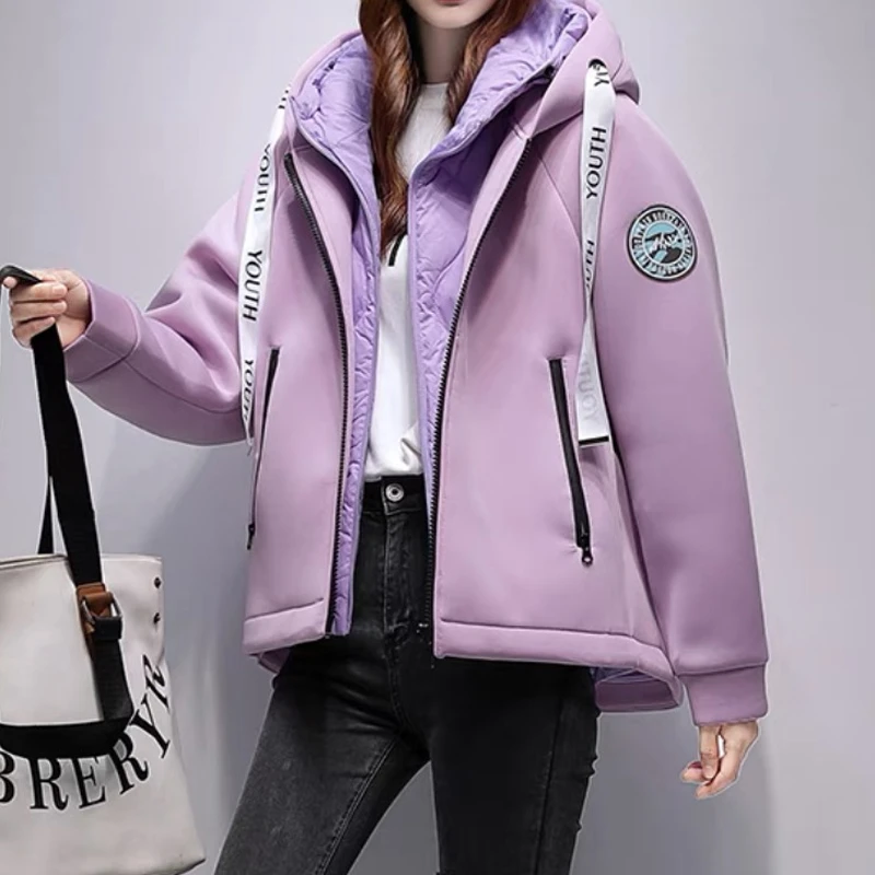 CHICHEN 两件套连帽款羽绒服外套