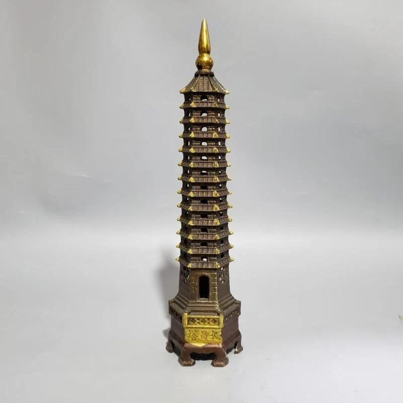 精工铜摆件文昌塔098