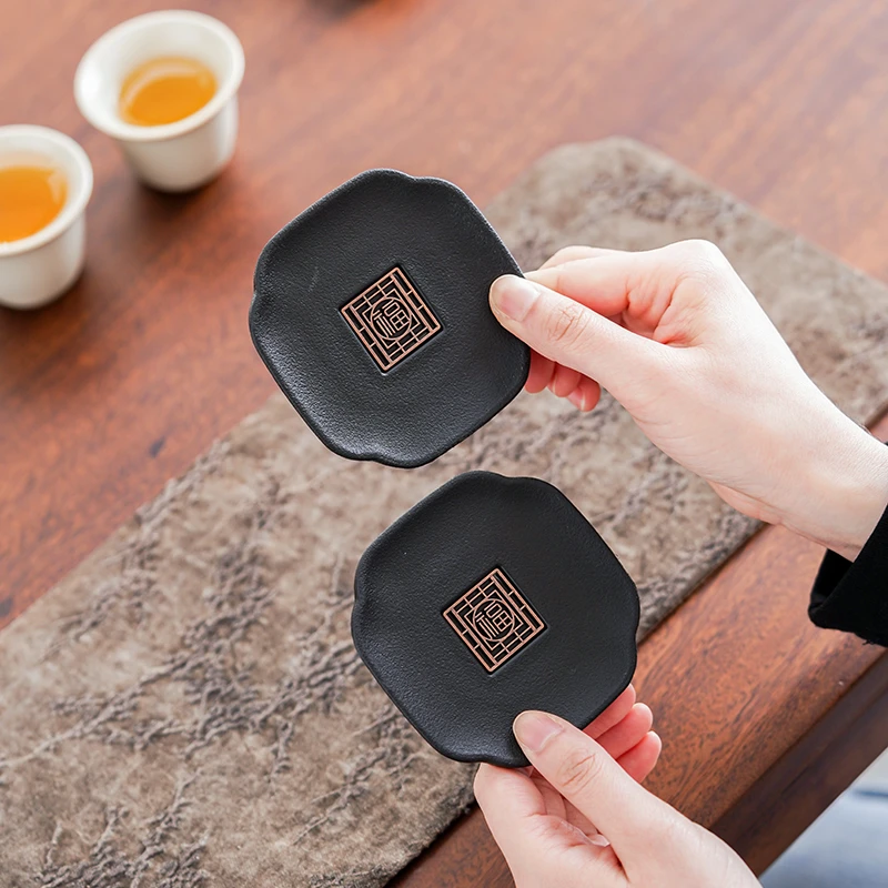 闽政茶杯垫防烫茶杯托家用办公室隔热垫茶道杯垫高档功夫茶具配件