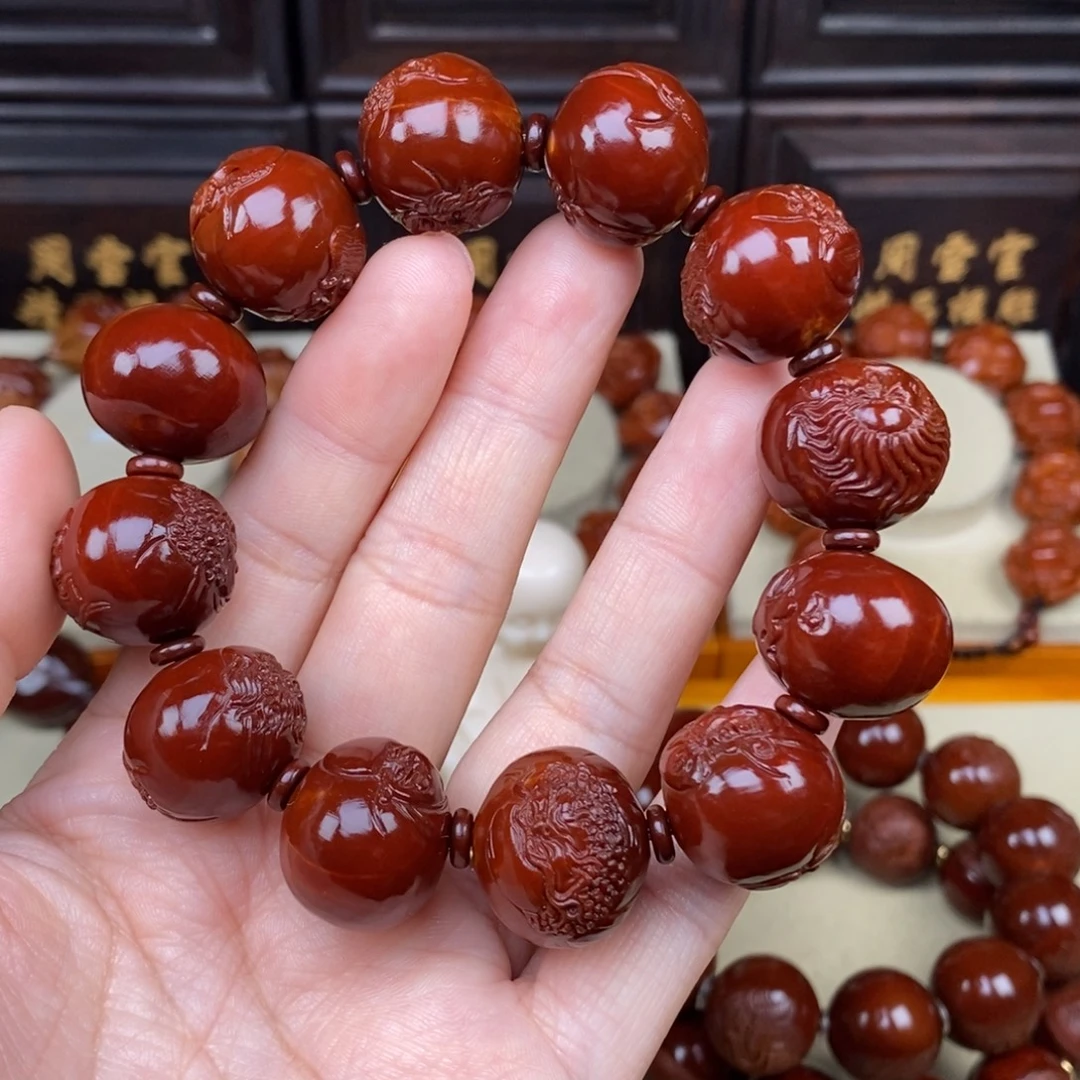 乖***学吊坠橄榄核十八罗汉