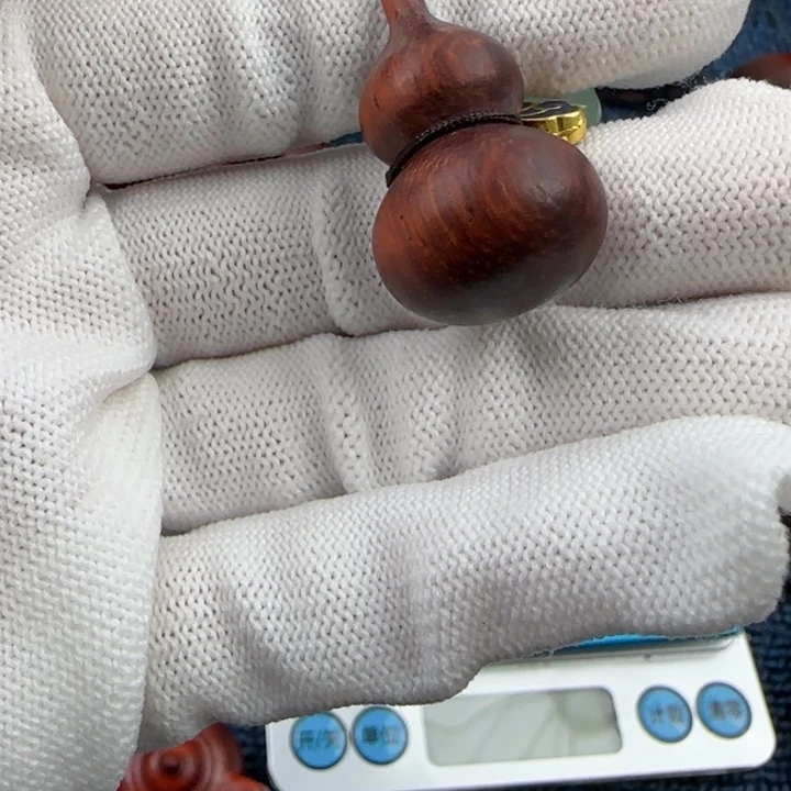 降真香海南红将花梨公小葫芦