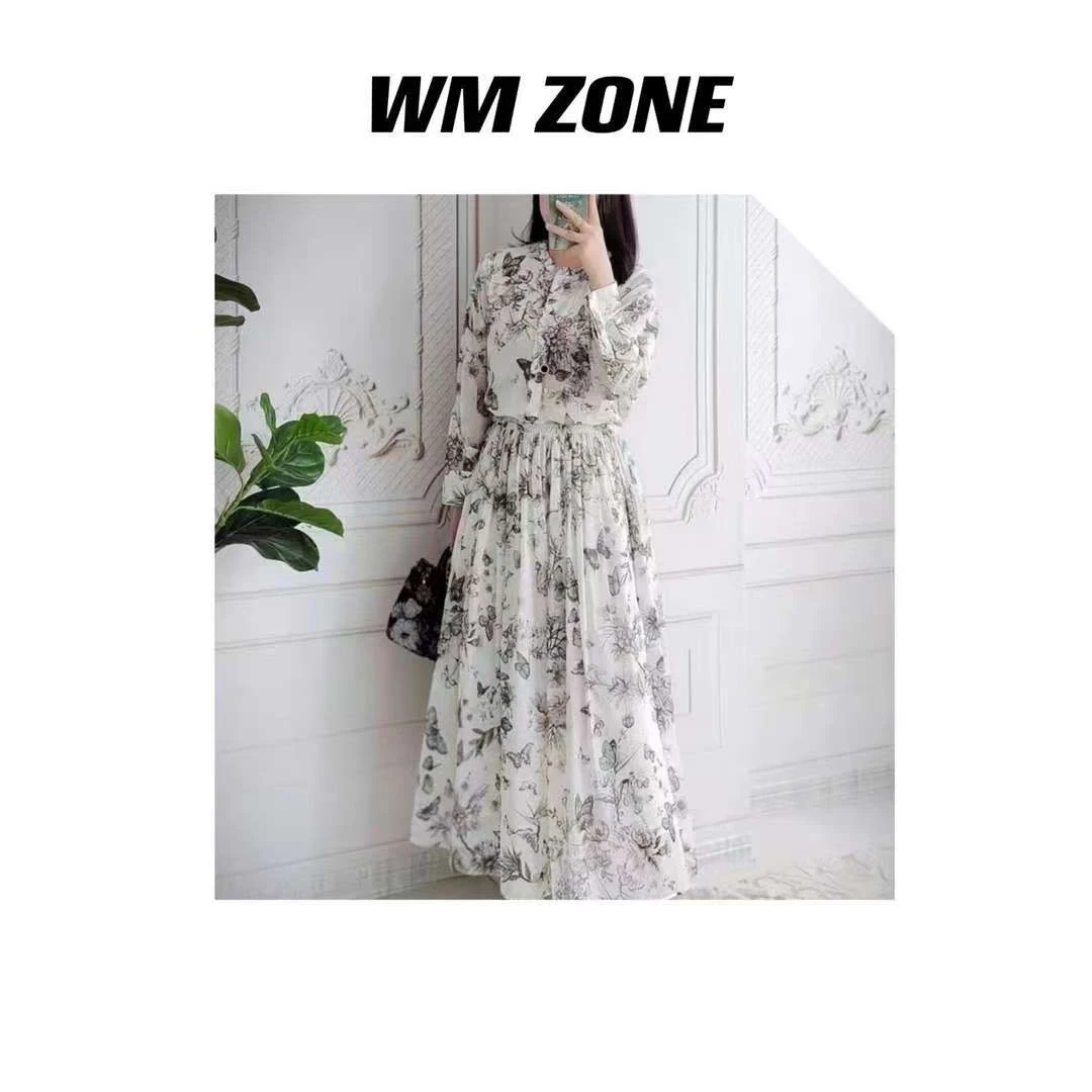 虎儿 4-2231 蝴蝶印花裙装