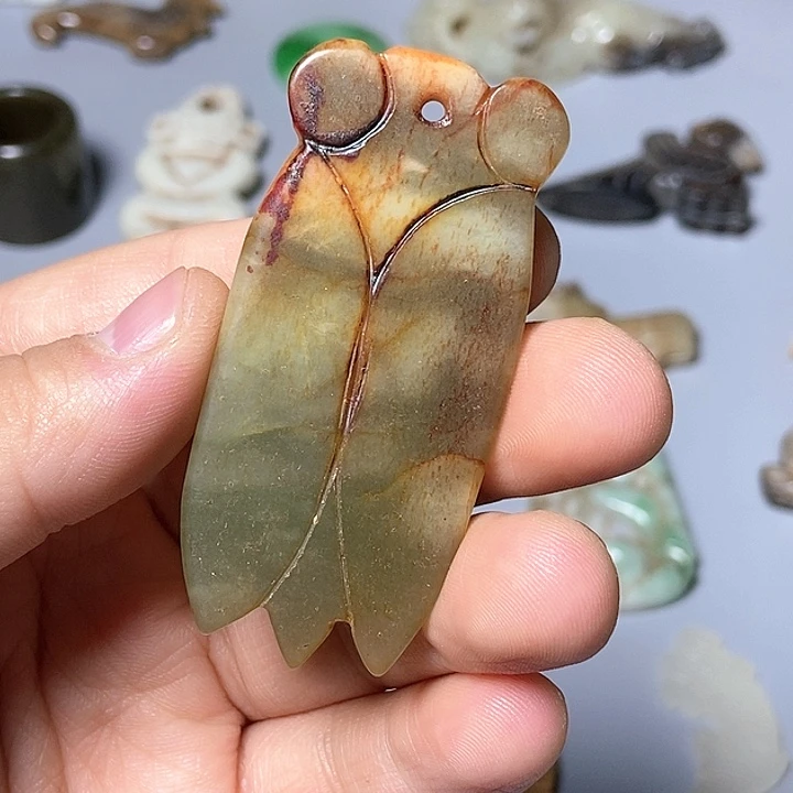 和田玉未镶嵌颈饰64