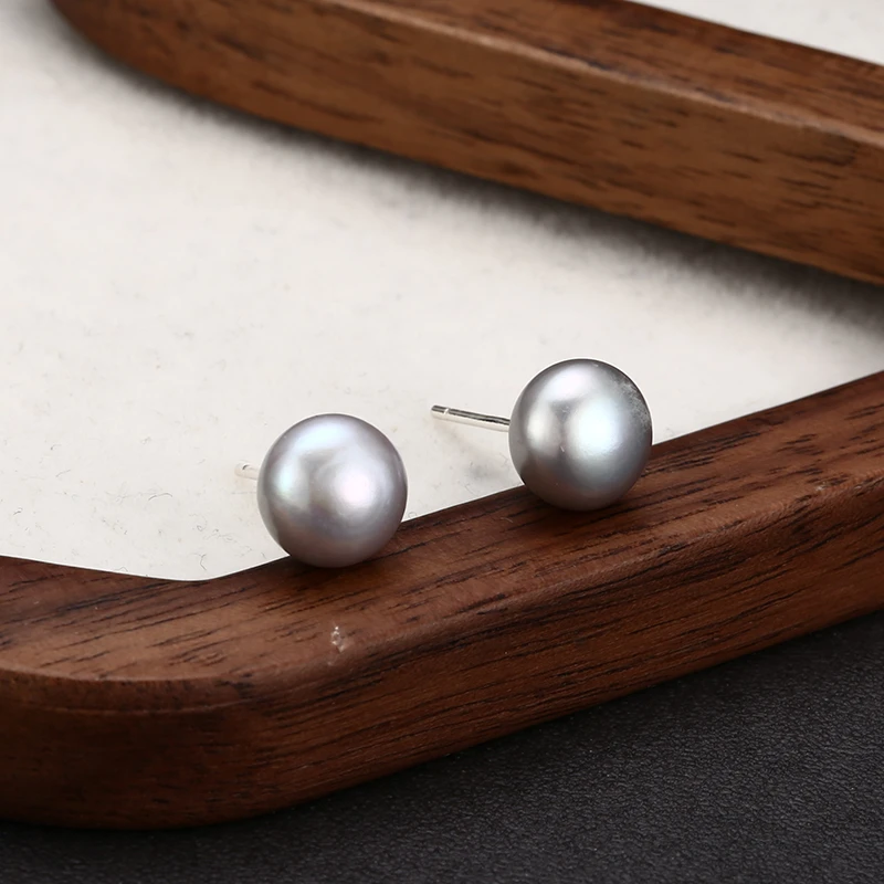 925银耳饰 简约轻奢珍多麻耳钉  轻奢复古耳饰