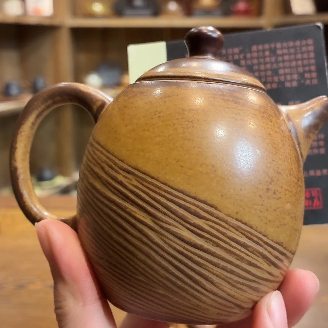 柴烧老岩泥高温茶器皿