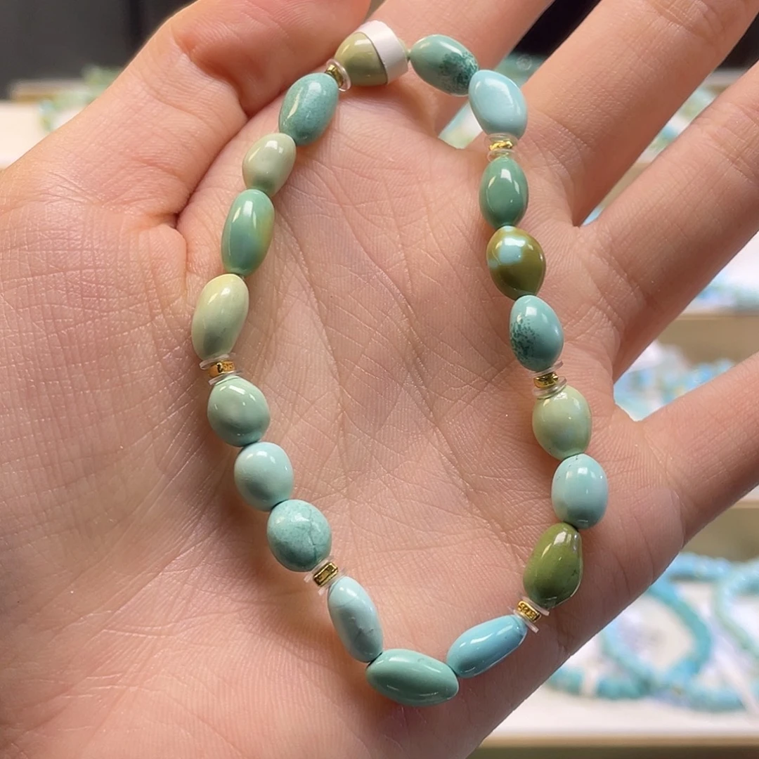 山***高绿松石未镶嵌珠宝奇石