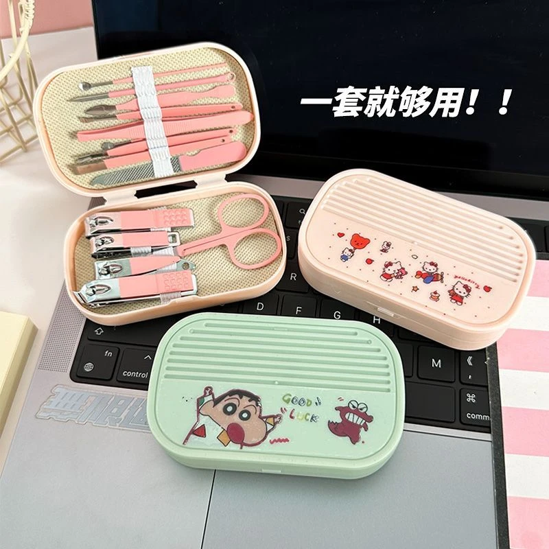 可爱指甲刀套装女学生指甲剪学生指甲钳卡通儿童大号美甲工具全套