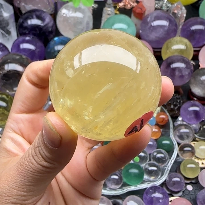 未镶嵌珠宝半成品水晶4.75厘米