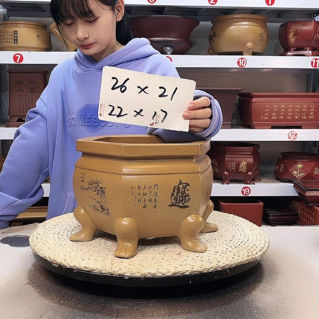 花盆紫砂紫砂花盆