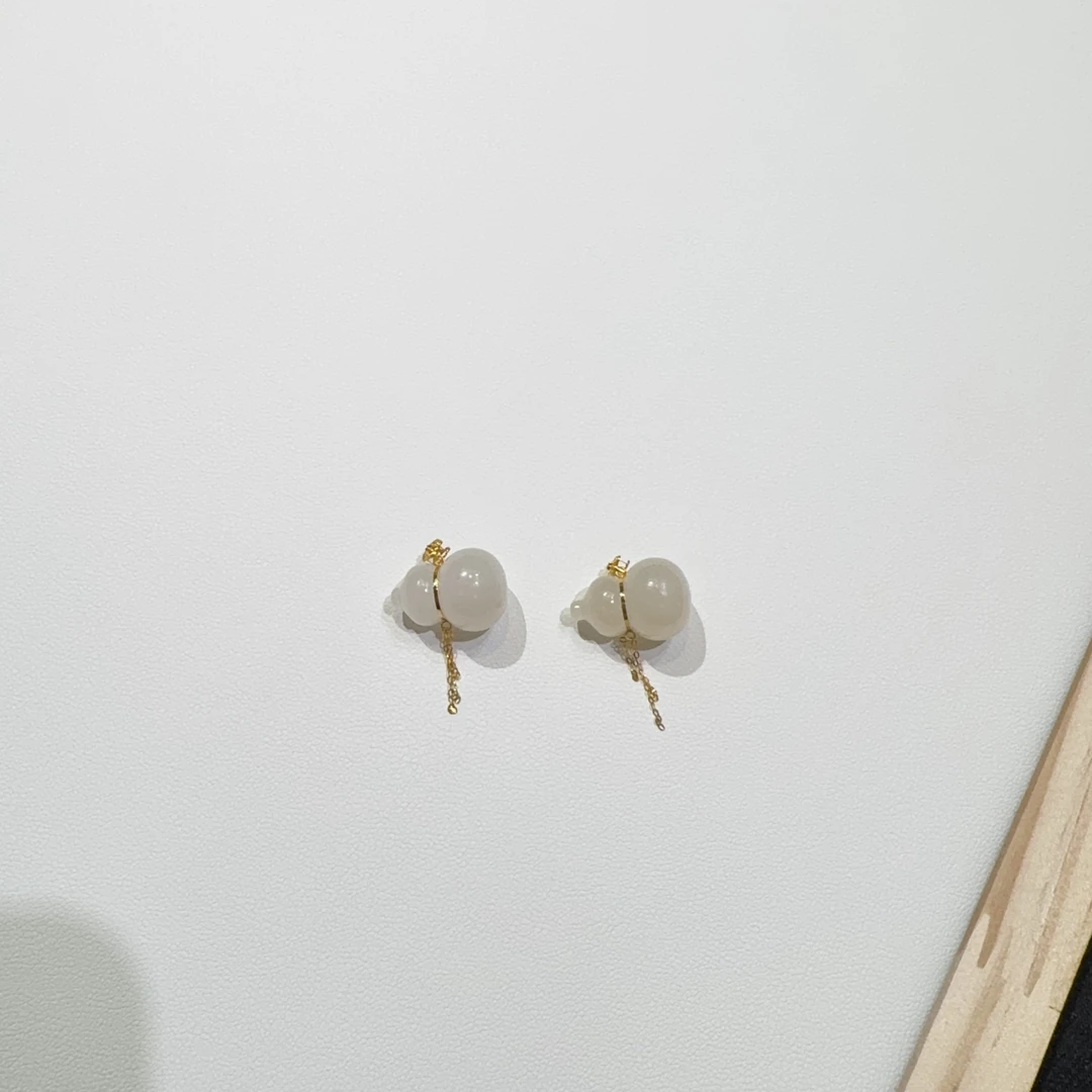 天然和田玉藕粉葫芦吊坠多样性拍一发一f