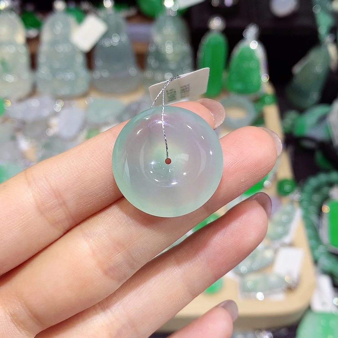 颈饰未镶嵌翡翠扣子