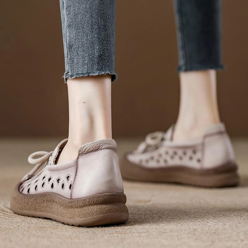 洞洞鞋女厚底镂空休闲凉鞋女2025夏季新款透气软底不累脚沙滩鞋女