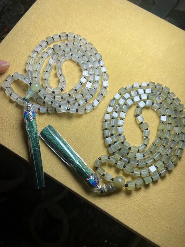 天然玉石水墨飘花意境毛衣链一条多圈手链旗袍情侣款式多样性发货