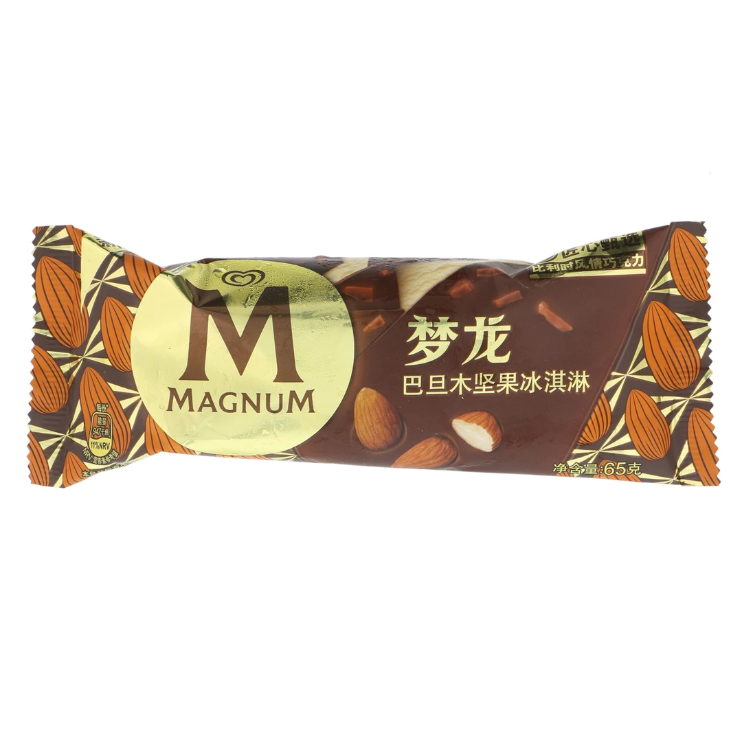 MAGNUM/梦龙巴旦木坚果冰淇淋65g网红雪糕雪糕同城配