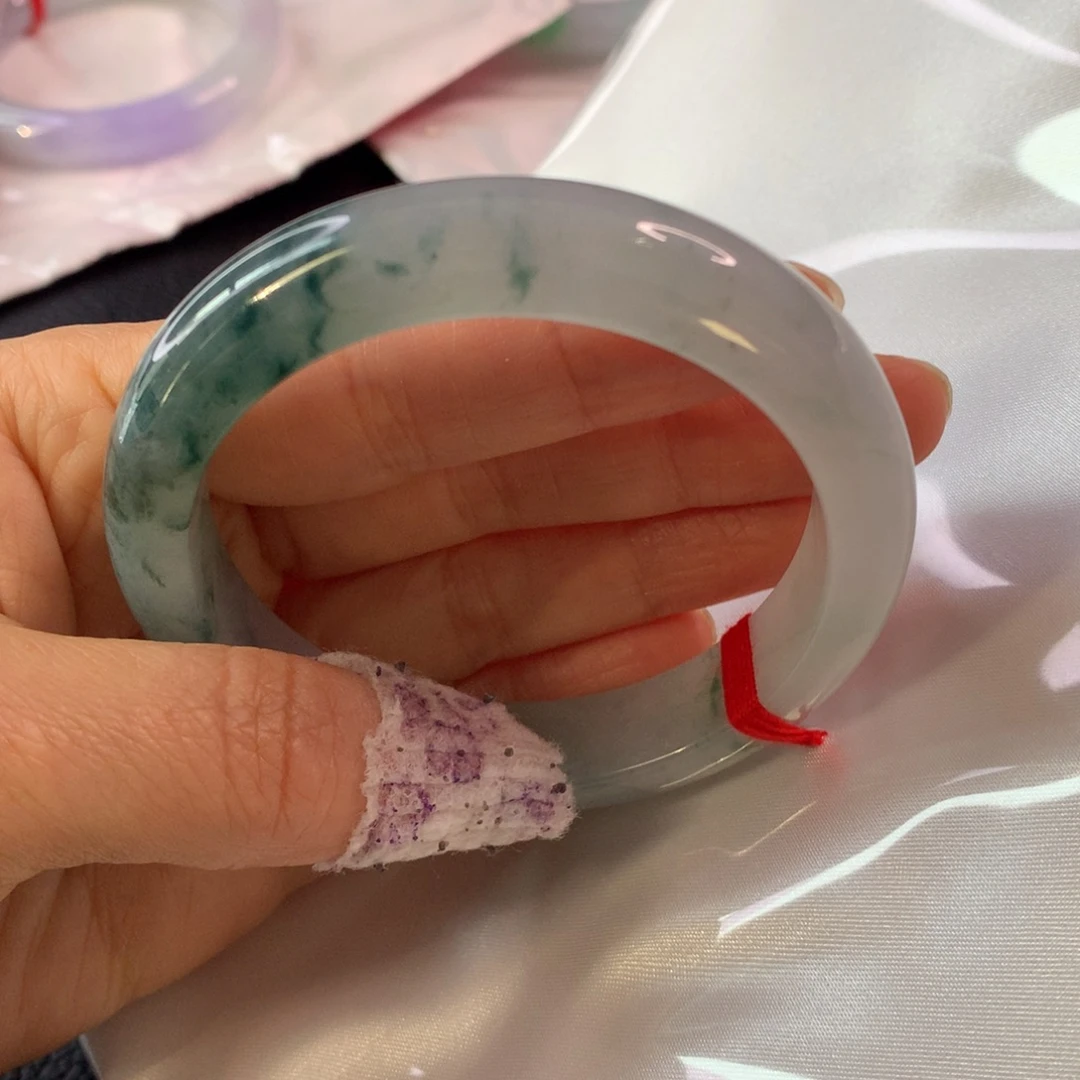 翡翠未镶嵌手镯翡翠手镯58