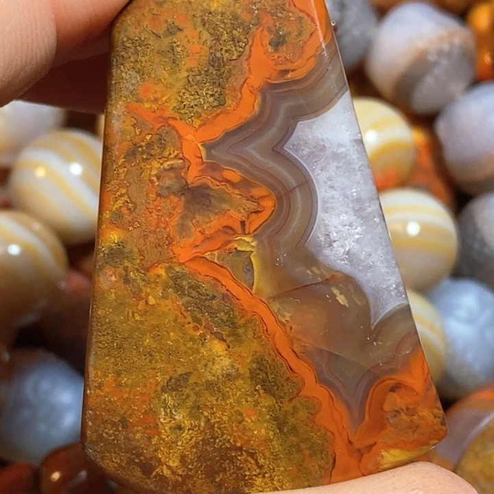 玛瑙/玉髓手链未镶嵌糖**萝