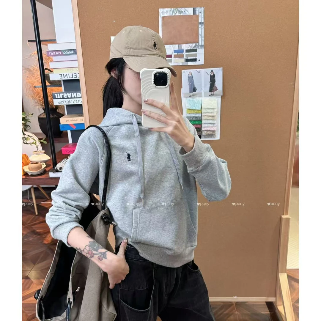 PCNY「简调连帽」不理理秋季新款女装时尚百搭宽松休闲长袖卫衣