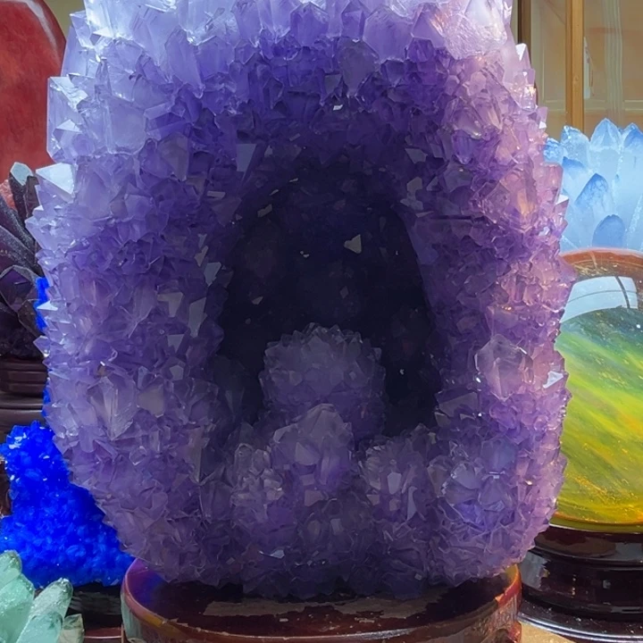 自***在石材摆件 紫气东来